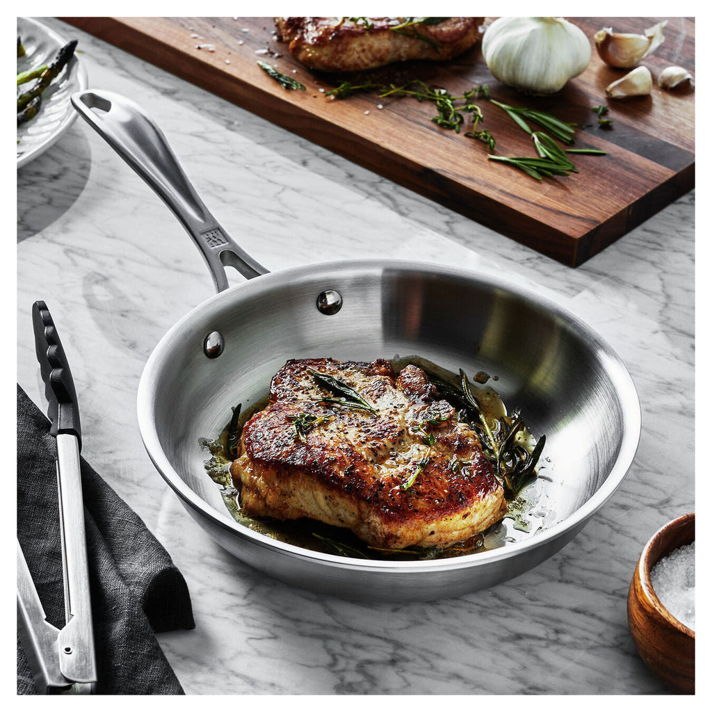 Tuff Gear 8 Stainless Steel Fry Pan, Spirit 3-Ply Series