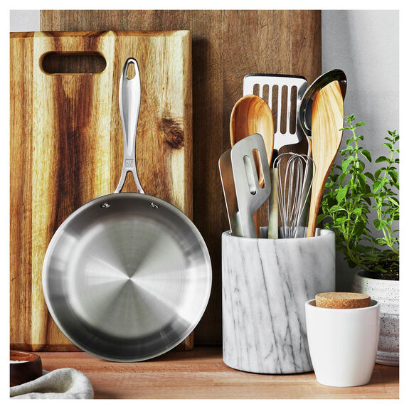 Tuff Gear 8 Stainless Steel Fry Pan, Spirit 3-Ply Series