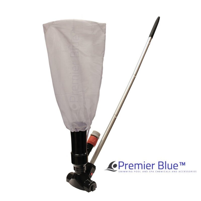 Jet Vac Pool Vacuum with 1.2m Pole | Hose-Powered Cleaner for Pools, Spas & Ponds