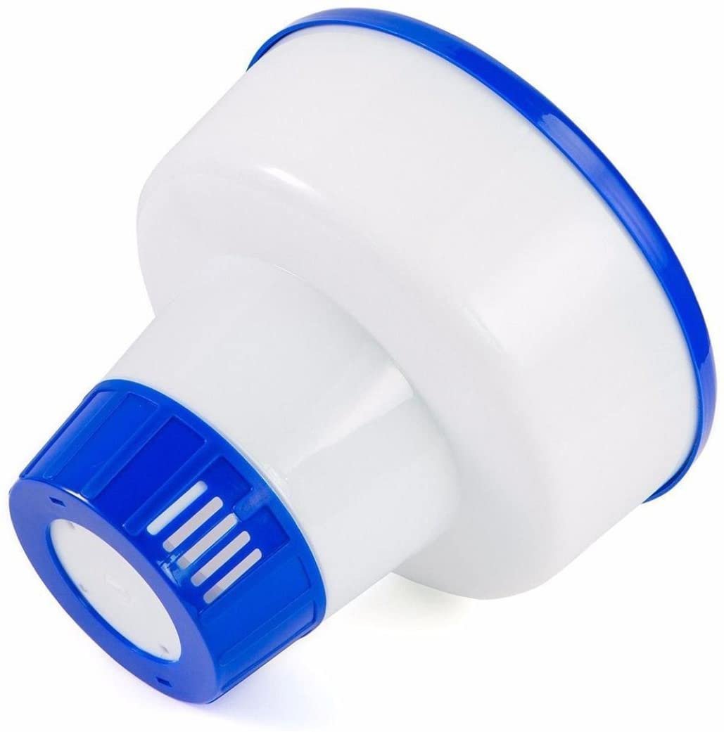 Premier Blue Large Floating Chlorine or Bromine Dispenser for Pools Spas and Hot tubs 200g Tablets