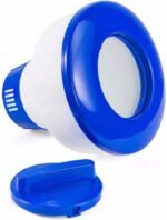 Premier Blue Large Floating Chlorine or Bromine Dispenser for Pools Spas and Hot tubs 200g Tablets