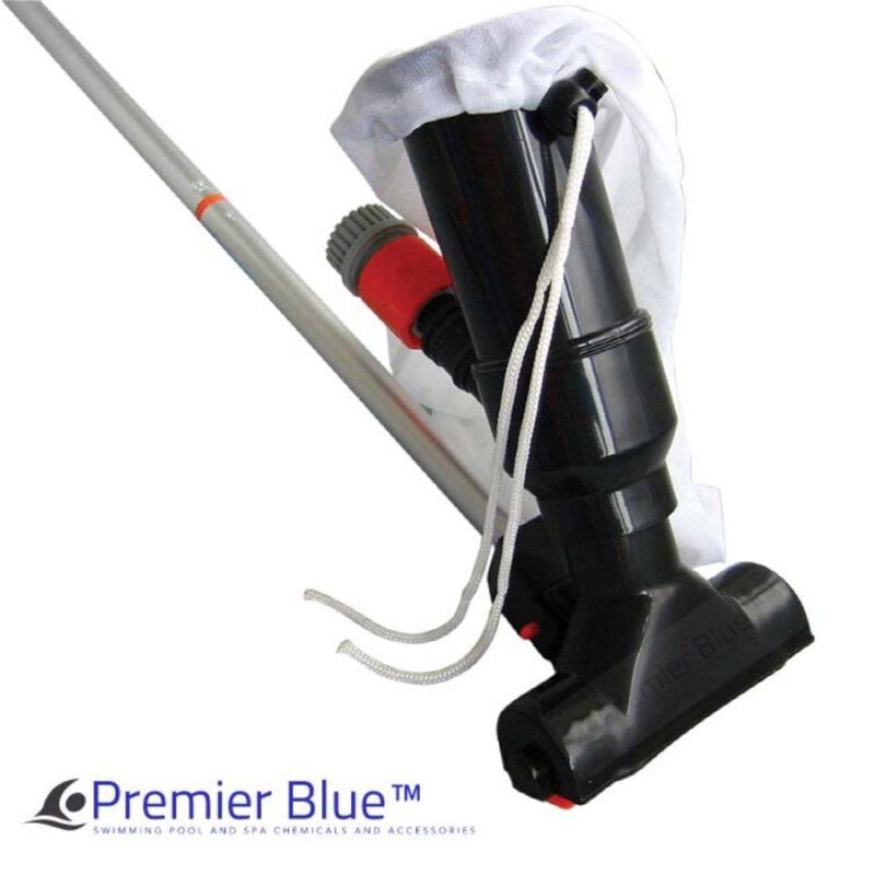 Jet Vac Pool Vacuum with 1.2m Pole | Hose-Powered Cleaner for Pools, Spas & Ponds