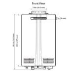 NHW700-199AE - Non-Condensing Tankless Water Heater - Outdoor, 199,000 BTU - Image 3
